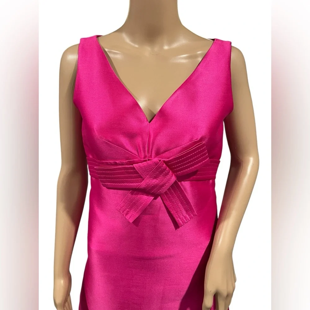 Kate Spade New York Dress Womens Origami A Line Pink Bow Size 2 - Picture 7 of 14